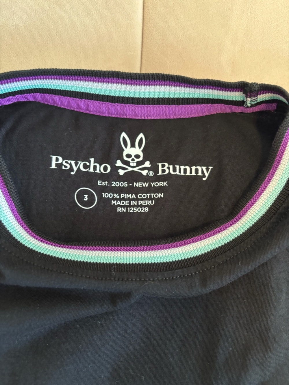 Psycho Bunny Men's Pima Cotton T-Shirt - XS
